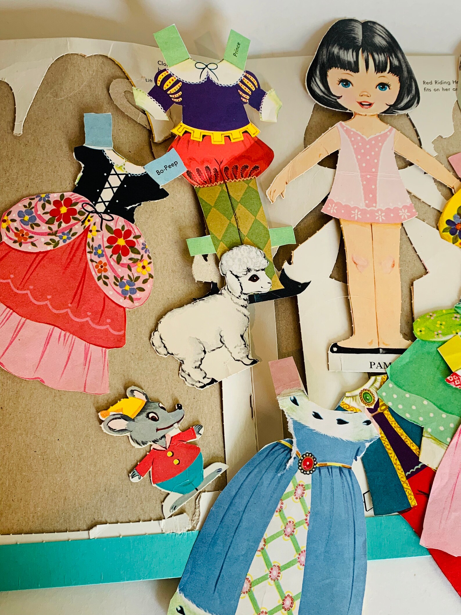 Vintage Storybook 2 Paper Dolls Set Whitman the Myers Etsy