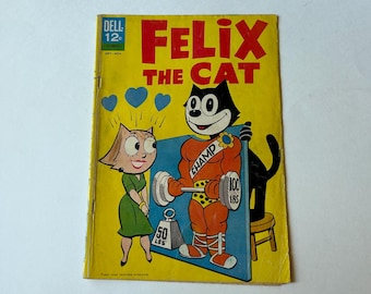 Vintage Comic Book, Felix The Cat, Issue 1, Dell, 1962