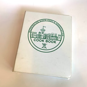 Vintage Cook Book, Washington State Chef&#39;s Association Cook Book