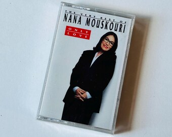 Vintage Tape Cassette, The Very Best of Nana Mouskouri , Only Love