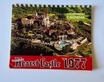 Vintage Hearst Castle 1977 Engagement Calendar