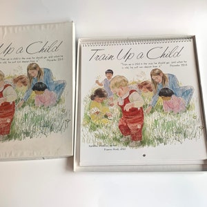 Vintage Boxed Book, Train Up A Child