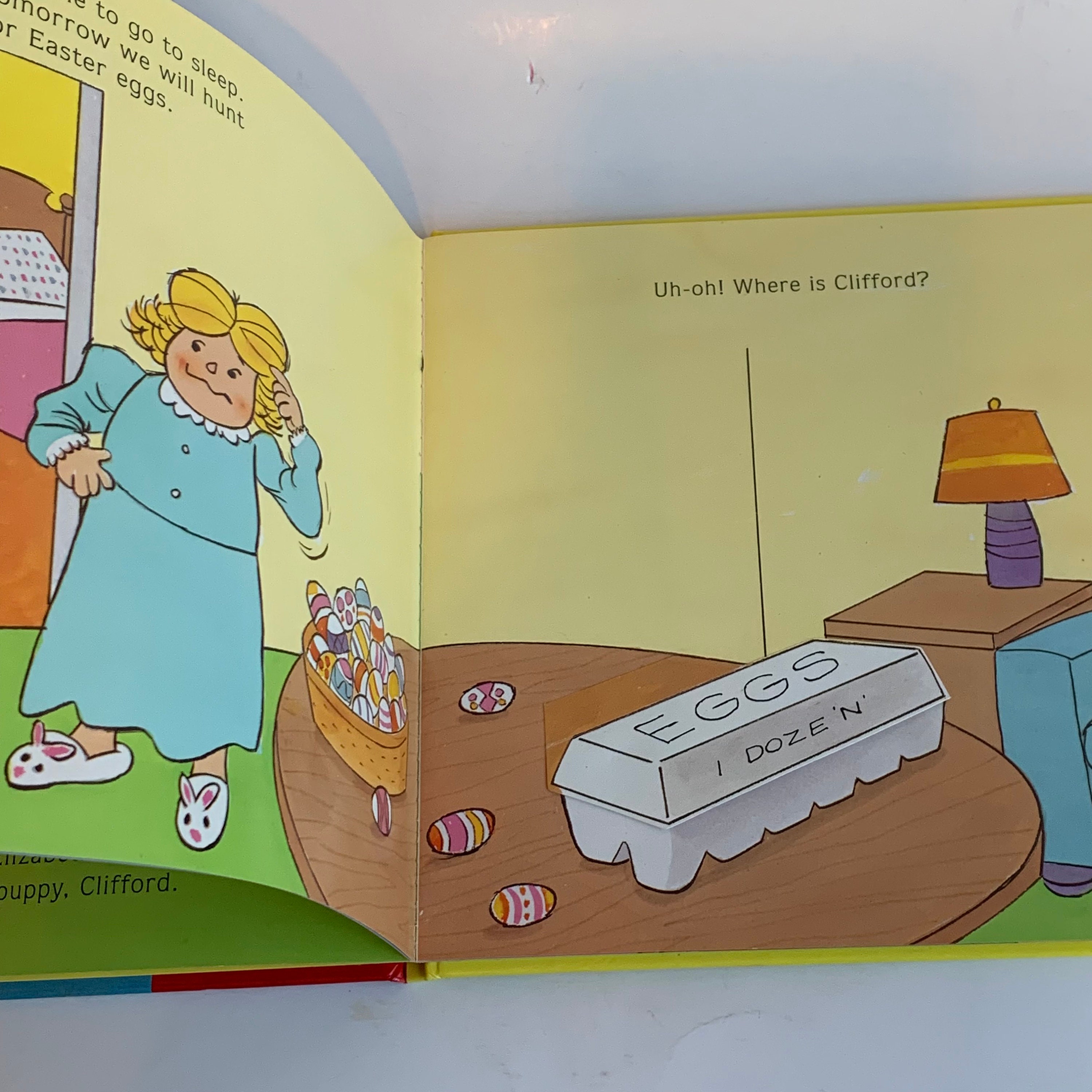 Vintage Children's Book, Clifford's First Easter, A Lift the Vintage Children's Book, Clifford's First Easter, A Lift the