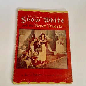Vintage Book, Walt Disney&#39;s Snow White and the Seven Dwarfs