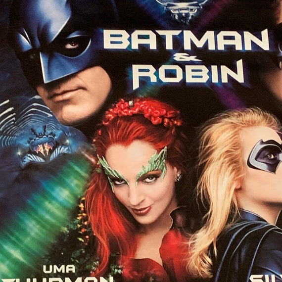 Vintage Batman and Robin Movie Poster Warner Brothers - Etsy 日本