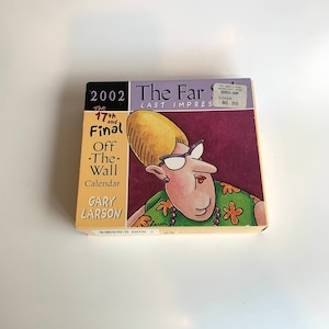 Vintage 2002 The Far Side Last Impression Off the Wall Calendar