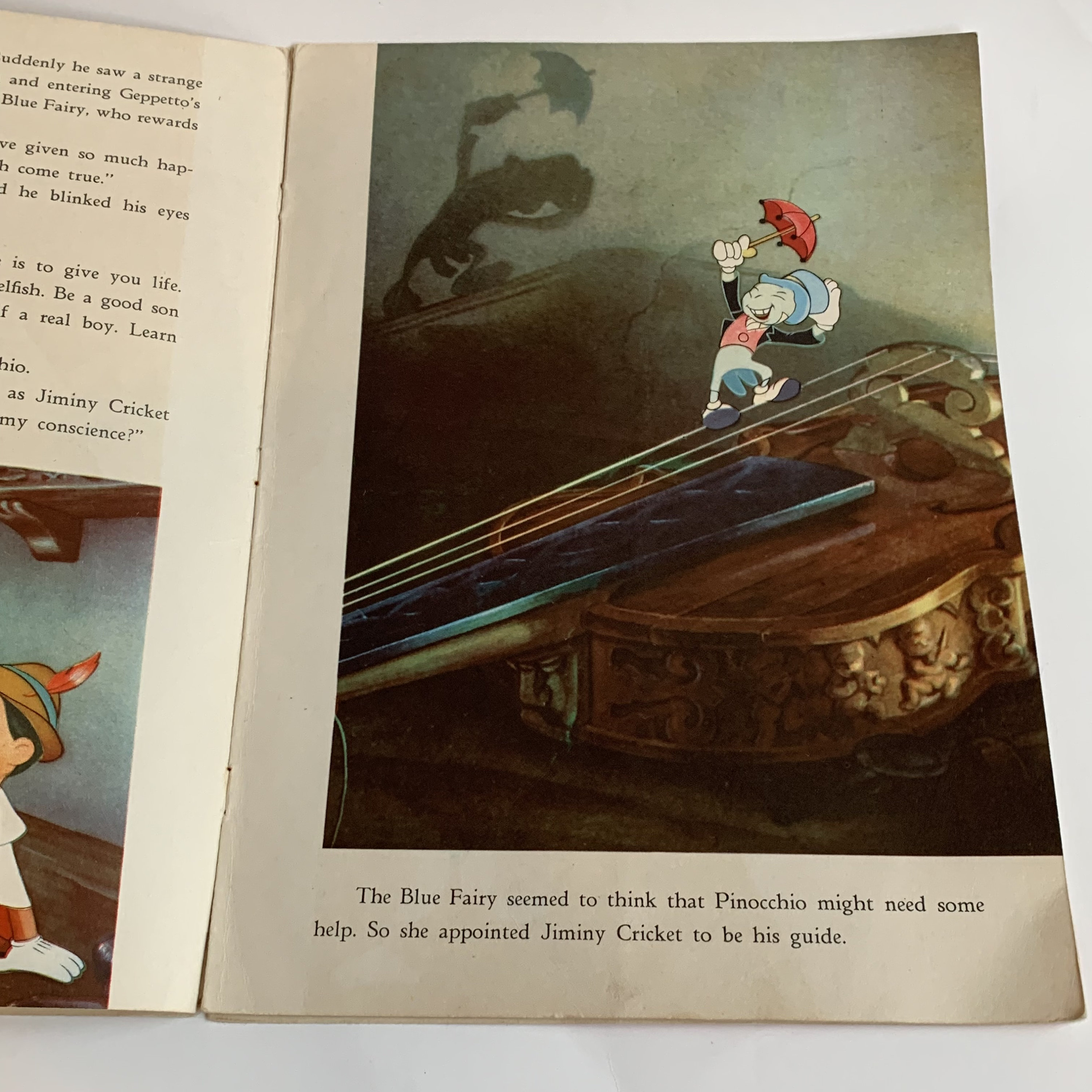 Vintage Walt Disney's Pinocchio Book, 1940 - Etsy