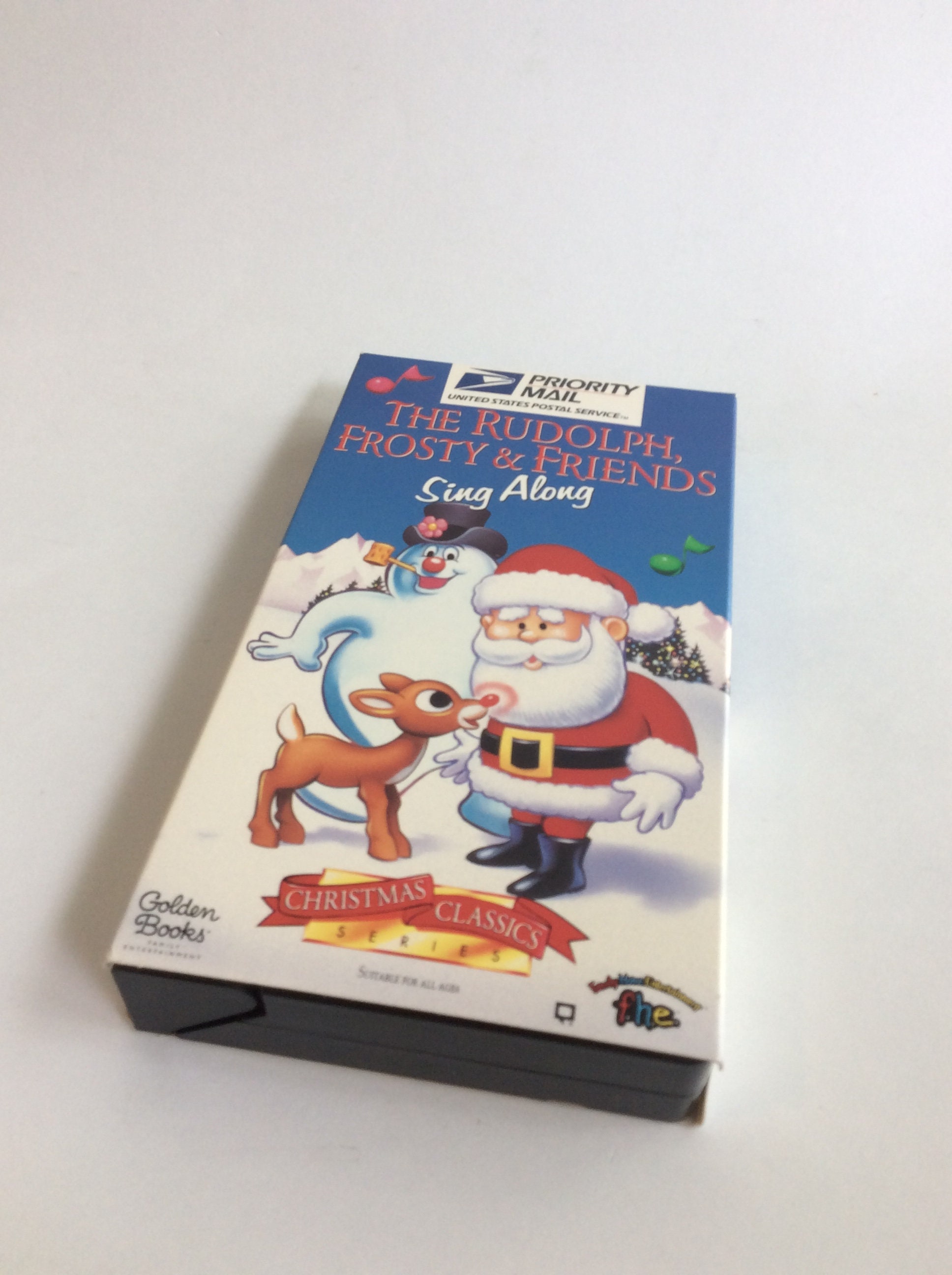 Vintage VHS From Priority Mail the Rudolph Frosty & Friends | Etsy