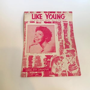 Vintage Sheet Music, Like Young
