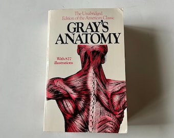 Vintage Book, Gray's Anatomy, Paperback Unabridged Edition