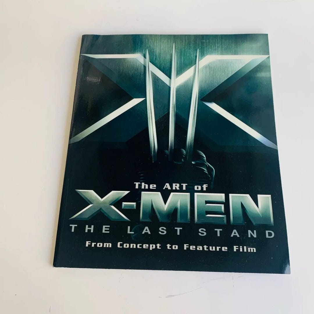 Vintage Book, the Art of X-men the Last Stand From Concept to