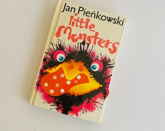 Vintage Pop Up Book, Little Monsters, Mini Book