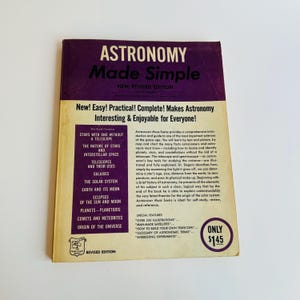 Vintage Book, Astronomy Made Simple, New Revised Edition