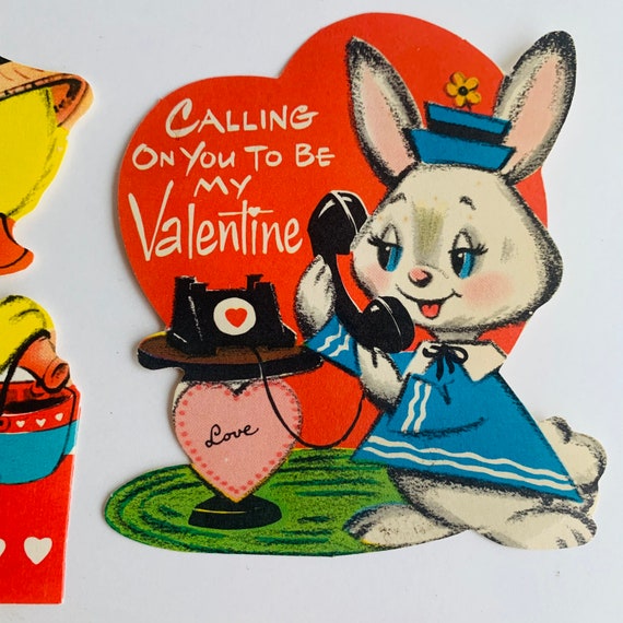Vintage Valentine Card Collection, Juvenile 