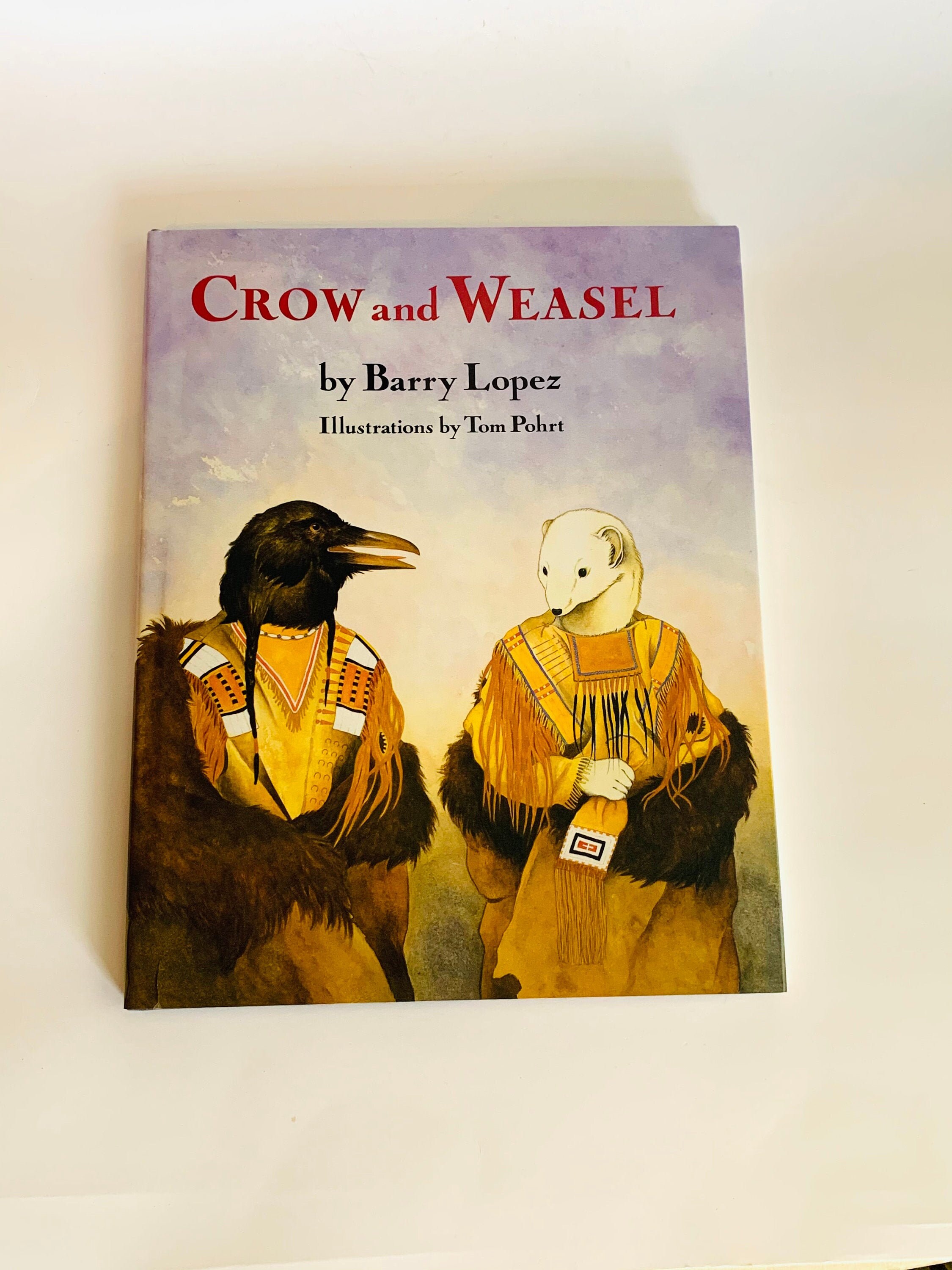 Vintage Children's Book, Crow and Weasel Etsy