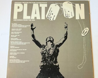 Vintage Vinyl Record, Platoon, Original Motion Soundtrack
