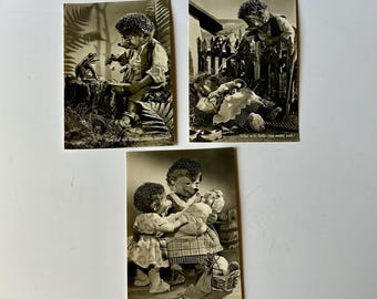 Vintage RPPC Mecki The Hedgehog Postcard Collection