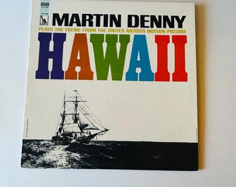Vintage Vinyl Record, Marin Denny, Hawaii
