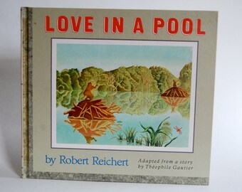 Vintage Children's Book, Love in a Pool