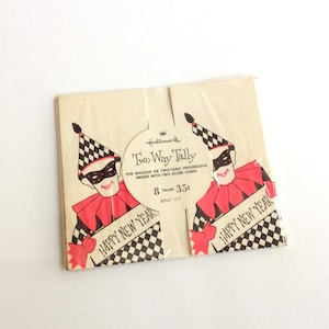 Vintage Two Way Tally Cards, Hallmark