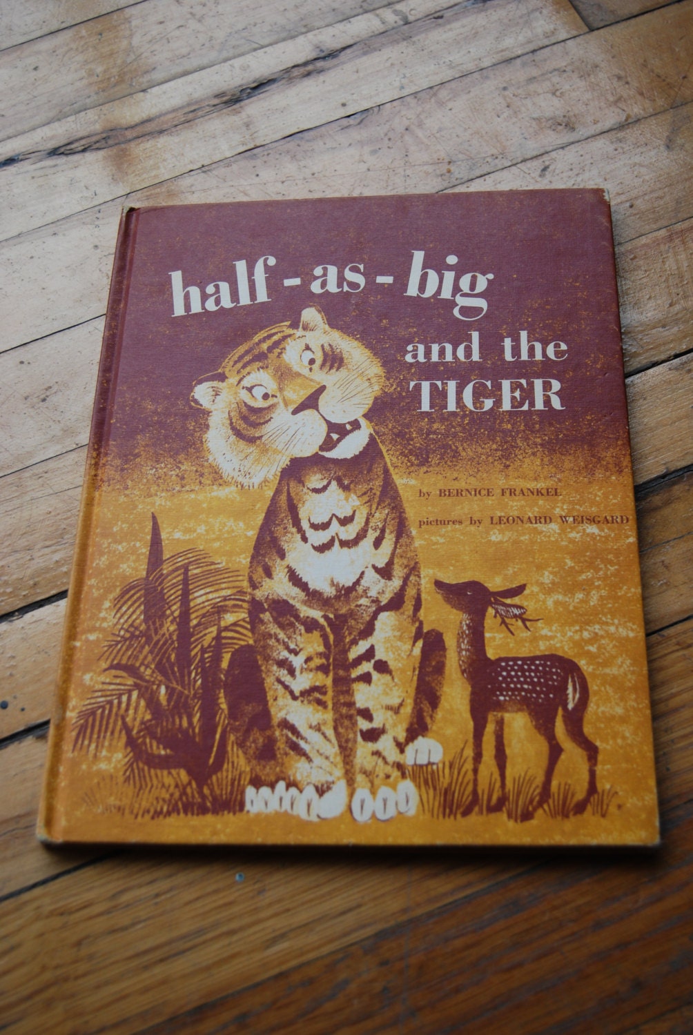 Vintage Children's Book, Half-As-Big and the Tiger