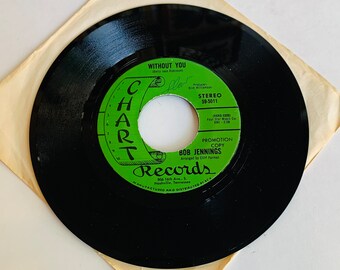 Vintage Single Album Bob Jennings, Without You