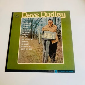 Vintage Vinyl Record, Dave Dudley, Rural Route #1, Mercury