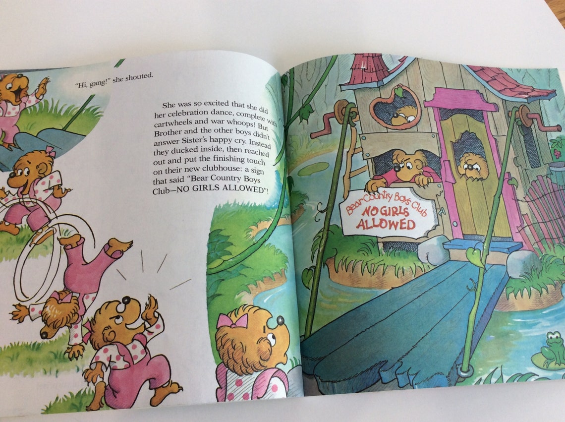 The Berenstain Bears No Girls Allowed by Stan Berenstain The Berenstain Bears No Girls Allowed by Stan Berenstain