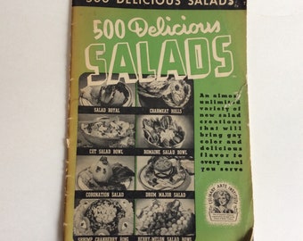 Vintage Booklet, 500 Delicious Salads