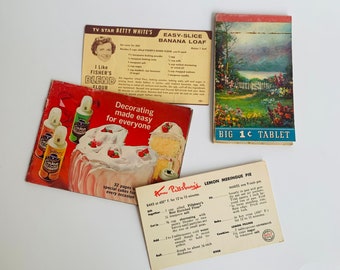 Vintage Ephemera, Recipes, Tablet, Betty White, Ann Pillsbury