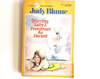 Vintage Children's Book, Starring Sally J. Freedman As Herself