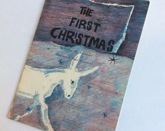 Vintage Children's Book, The First Christmas