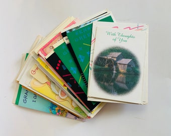 Lot of Vintage Greeting Cards, Ephemera