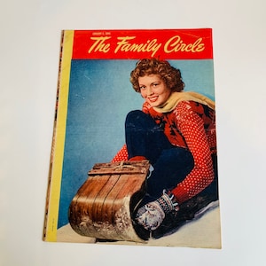 Vintage Family Circle Magazine, January 5, 1945, Alcoholics Anonymous