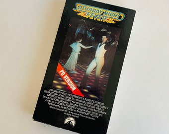 Vintage VHS Saturday Night Fever, PG Version