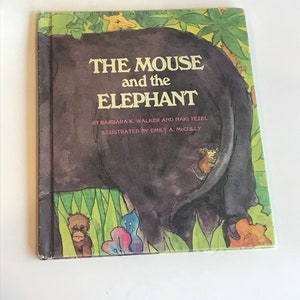 Vintage Children&#39;s Book, The Mouse and the Elephant