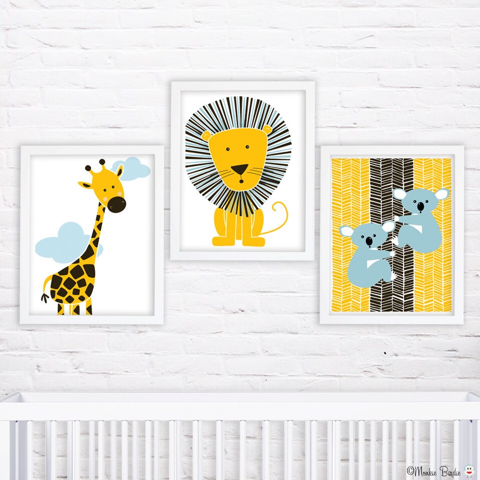 Nursery Wall Art Baby Nursery Decor Nursery Print Kids Art Etsy