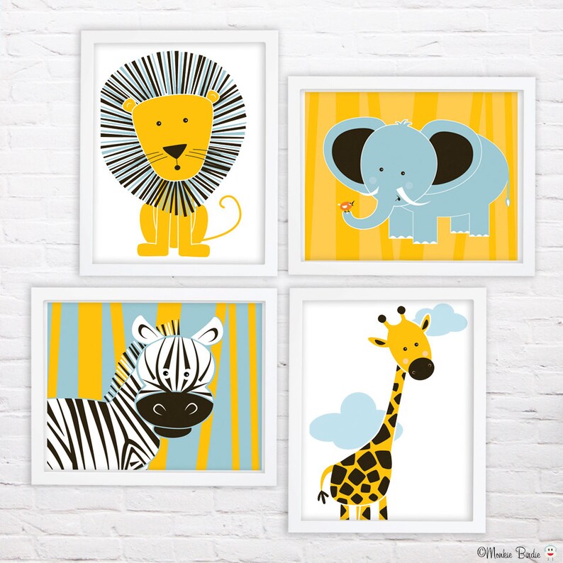 Nursery Wall Art Baby Nursery Decor Nursery Print Kids Art Etsy