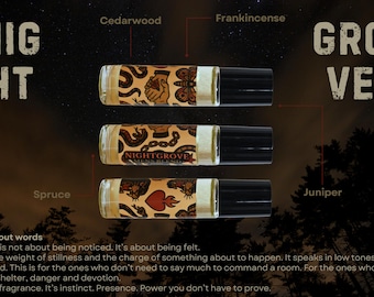 Nightgrove: uniseks parfummix met etherische olie