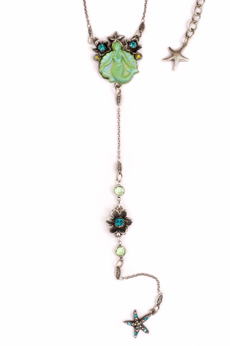 Mermaid Y necklace