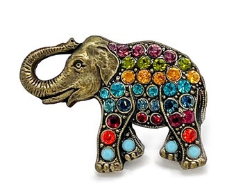 Elephant Brooch