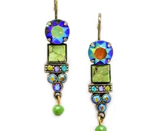 Classic Stone Earrings- XG-PK