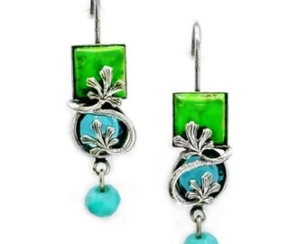 Flower Vine Earring -BZ