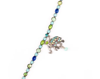 The "Royals" Single Strand Elephant Bracelet