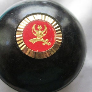 Custom Vintage   NOS Shift Knob with metall Shriners Fits Harley/Indian/Jeep/Chevy/Dodge Satin Gift Bag