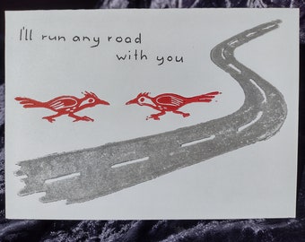 Roadrunner love Card