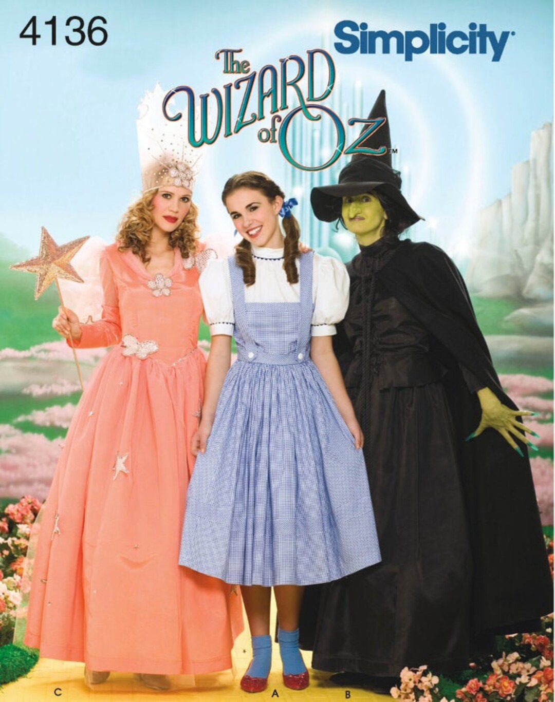 LICENSED Wizard of Oz Cosplay Sewing Pattern, Dorothy