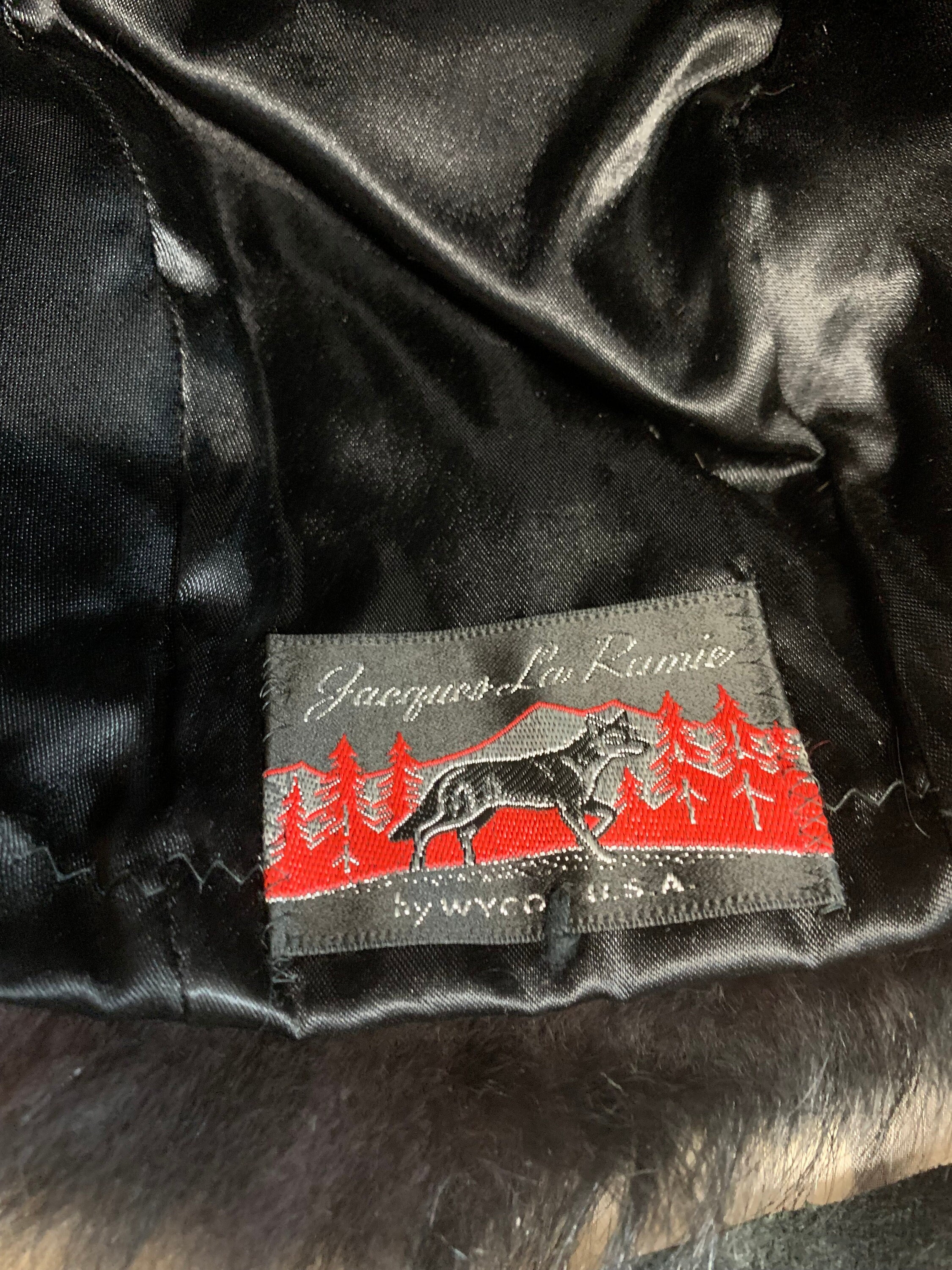 JACQUES LA RAMIE WYCOA USA FOX FUR TRAPPER HAT VINTAGE WOMENS Fox Black Vintage Hats for Women for sale | eBay main image 2