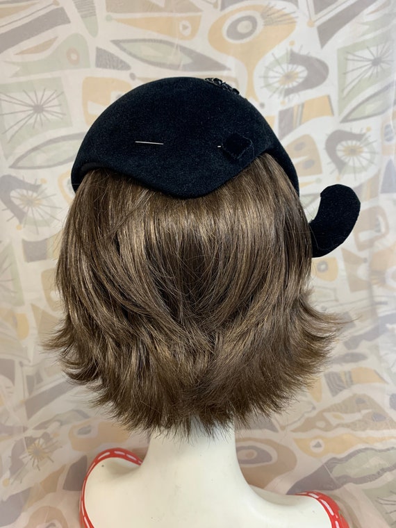 The Wm. H. Block Co. Black Sequin and Felted Velo… - image 7