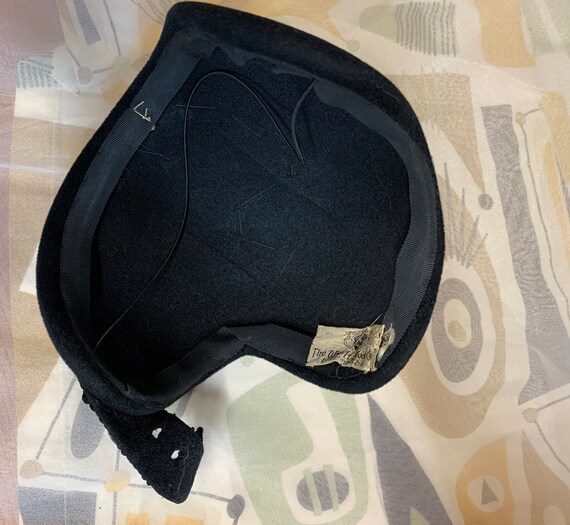 The Wm. H. Block Co. Black Sequin and Felted Velo… - image 5